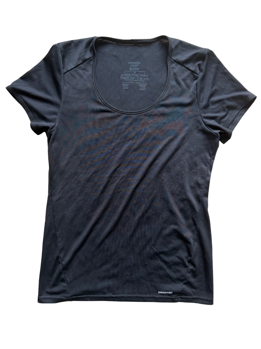 Patagonia Women’s Black Short-Sleeve Scoop Neck Tee